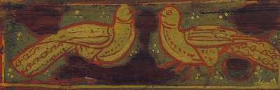 Panel de techo con pájaros de Unbekannt Unbekannt